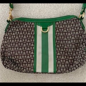Tommy Hilfiger Green & Brown Purse